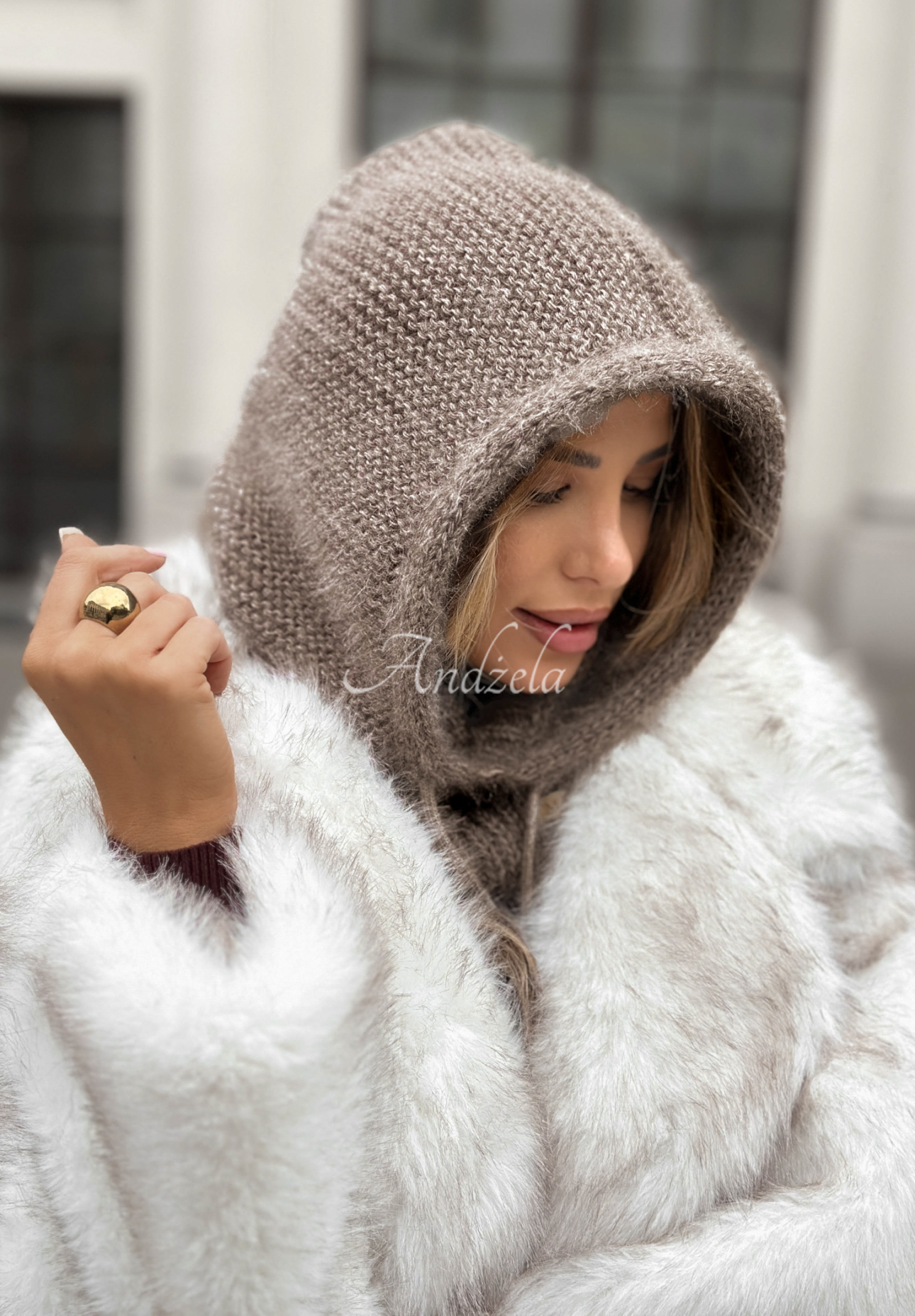 Căciulă tip balaclava cu glugă Winter Park