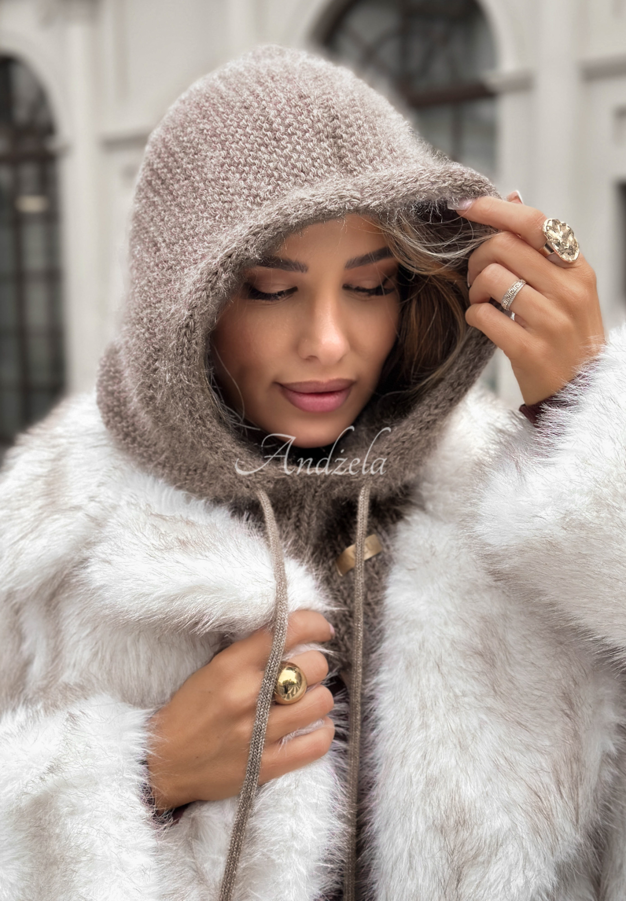 Căciulă tip balaclava cu glugă Winter Park