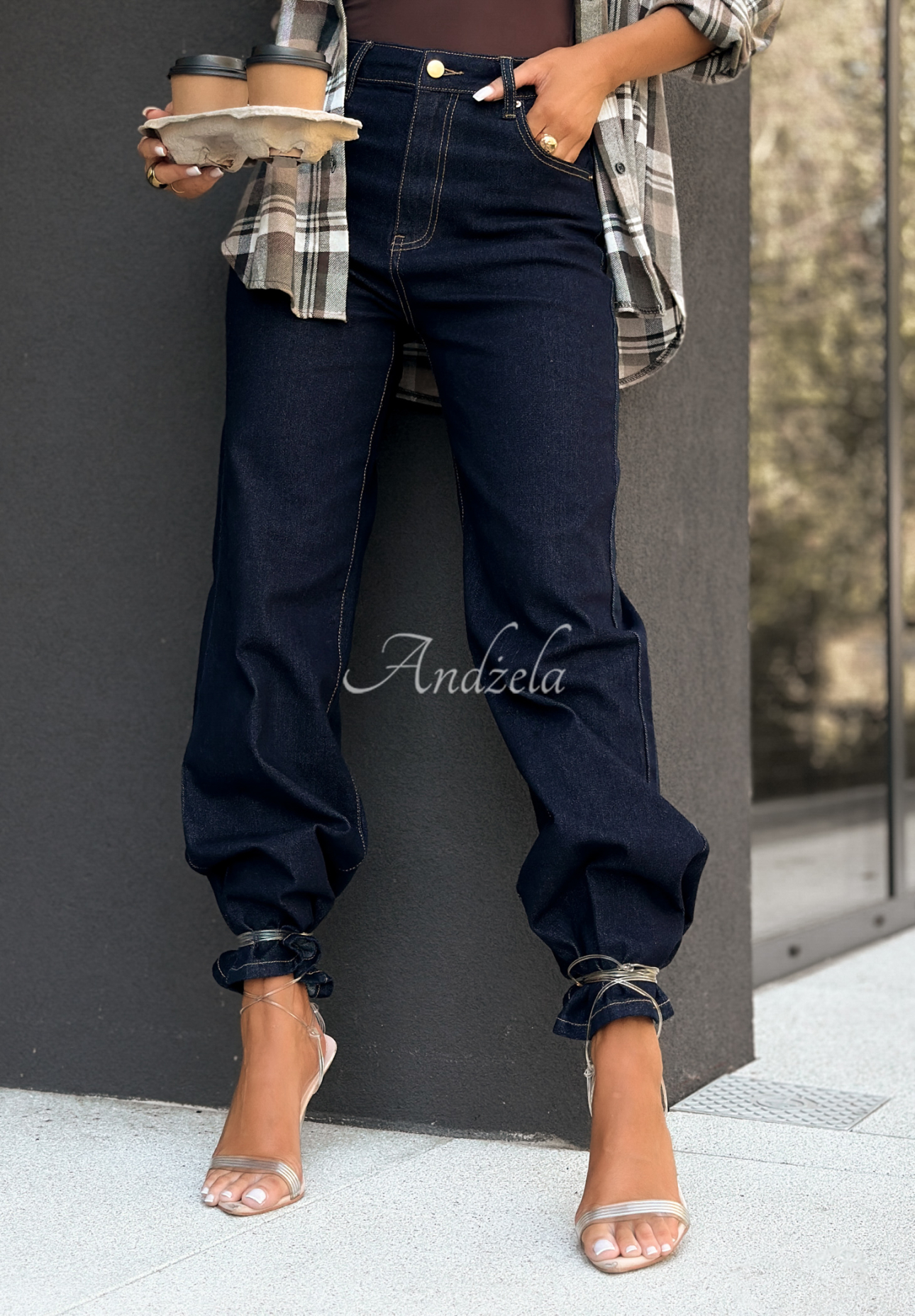 Blugi wide leg Inspire The World