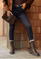Pantaloni din denim mom fit New Meadows bluemarin