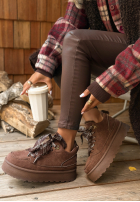 zamszowe sneakersy Comfy In The Cold ciocolatii