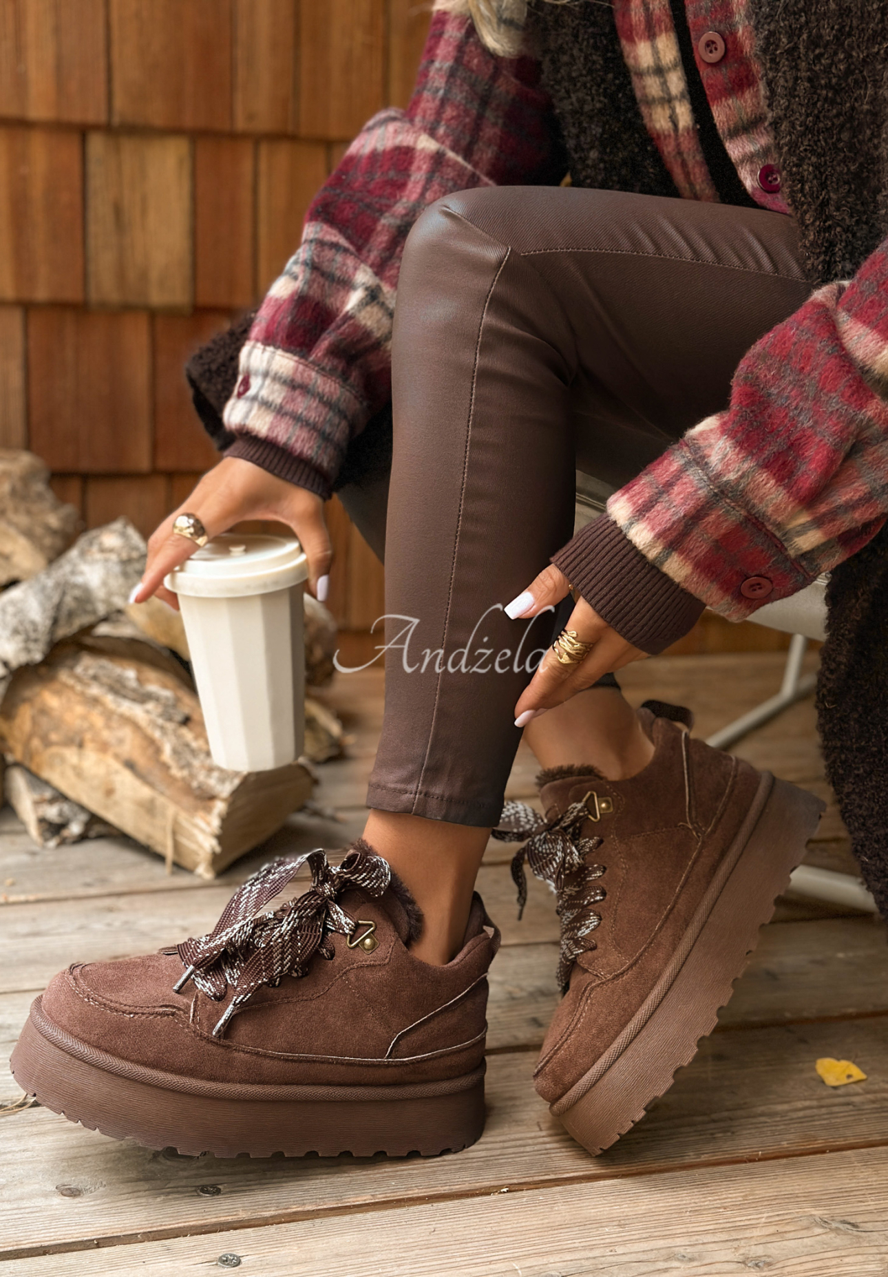 Sneakerși din piele întoarsă Comfy In The Cold