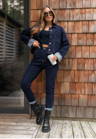din denim Cămașă Goodness Returns bluemarin