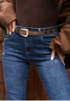 Pantaloni din denim skinny Missed Again albastre