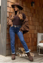 Pantaloni din denim skinny Missed Again albastre