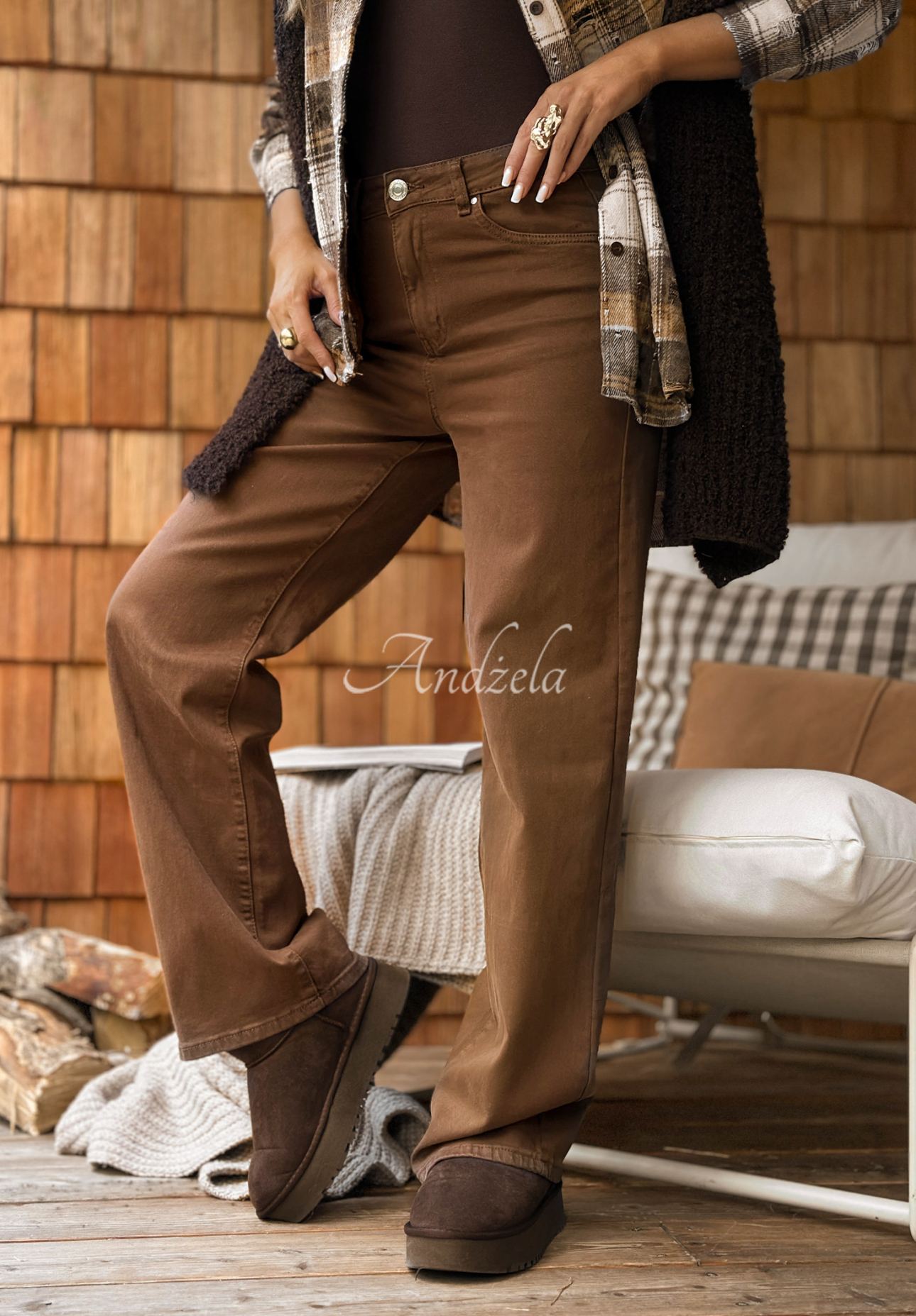 Blugi wide leg Find Your Edge