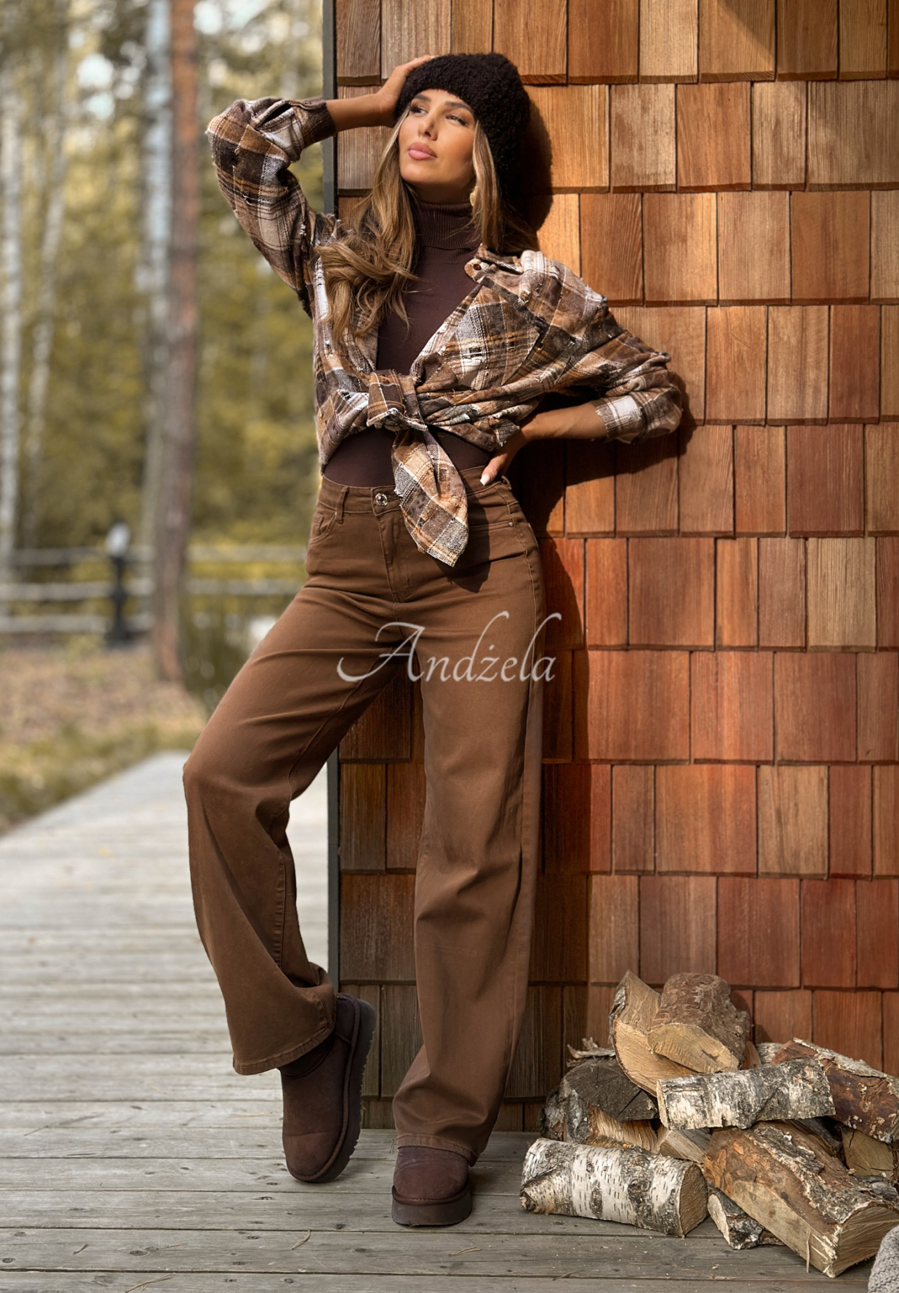 Blugi wide leg Find Your Edge