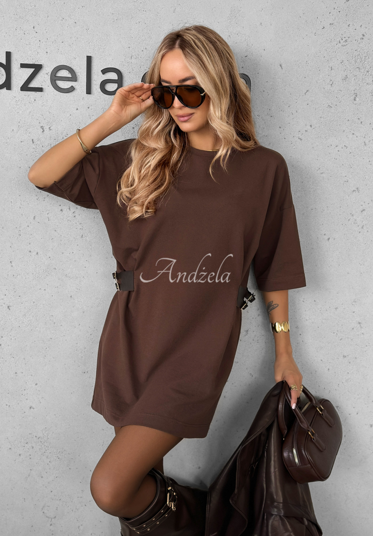Rochie cu aplicație decorativă Somewhere Else