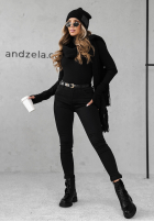 Pantaloni din denim mom fit Give It Everything negre