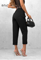 Pantaloni z paskiem Can’t Unsee negru