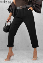Pantaloni z paskiem Can’t Unsee negru