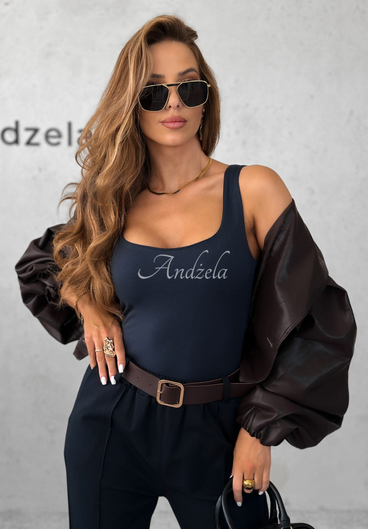 Top                                     din viscoză All Coming Back cu decolteu