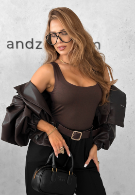 Top                                       din viscoză All Coming Back cu decolteu