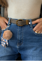 Pantaloni din denim balloon Still Feel It albastre