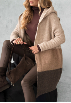 Długi Cardigan Show Me More bej