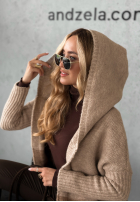Długi Cardigan Show Me More bej