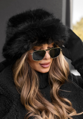 Căciulă bucket hat cu blană Winter Cuddles