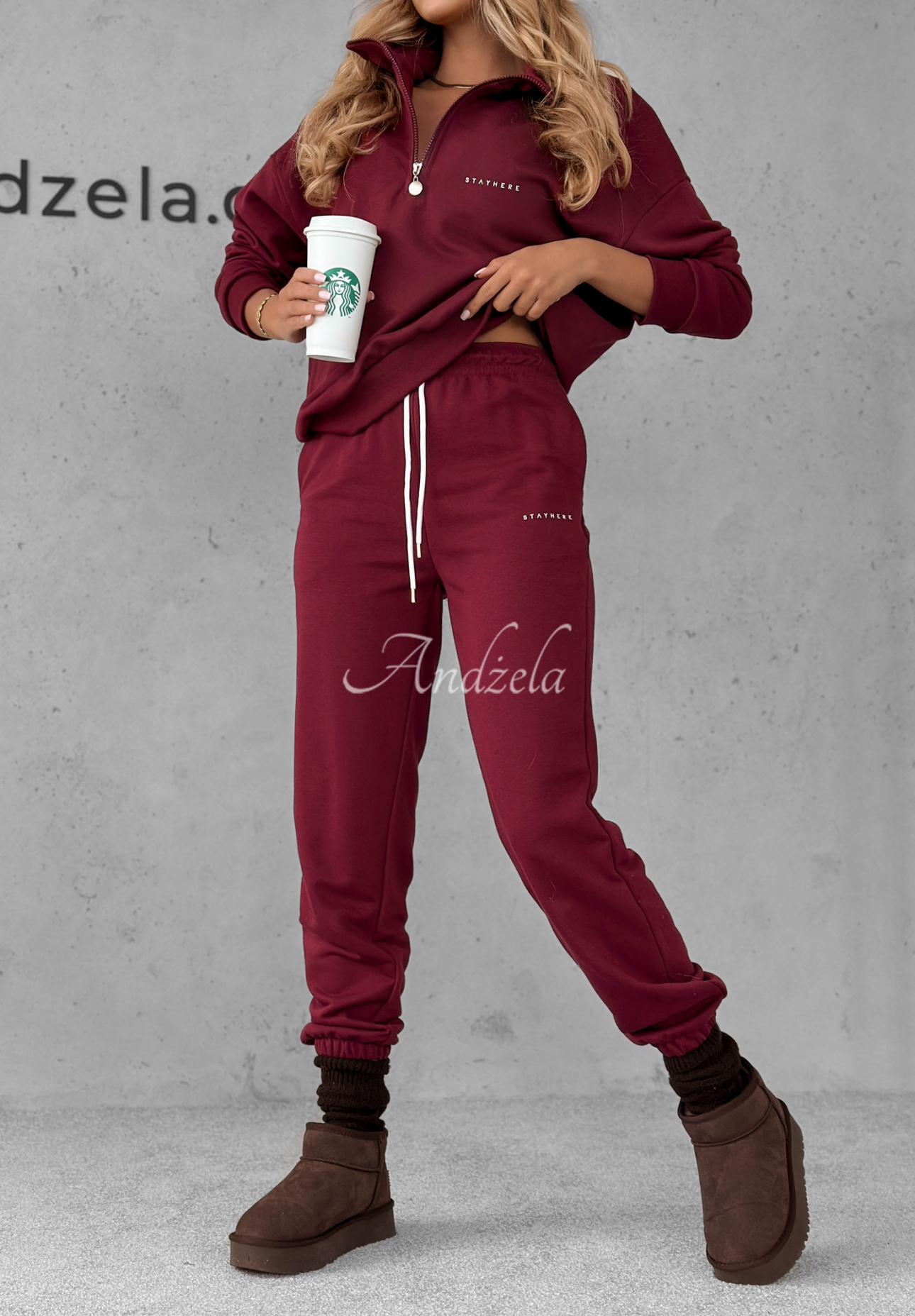Set de trening format din hanorac și pantaloni Pause Time