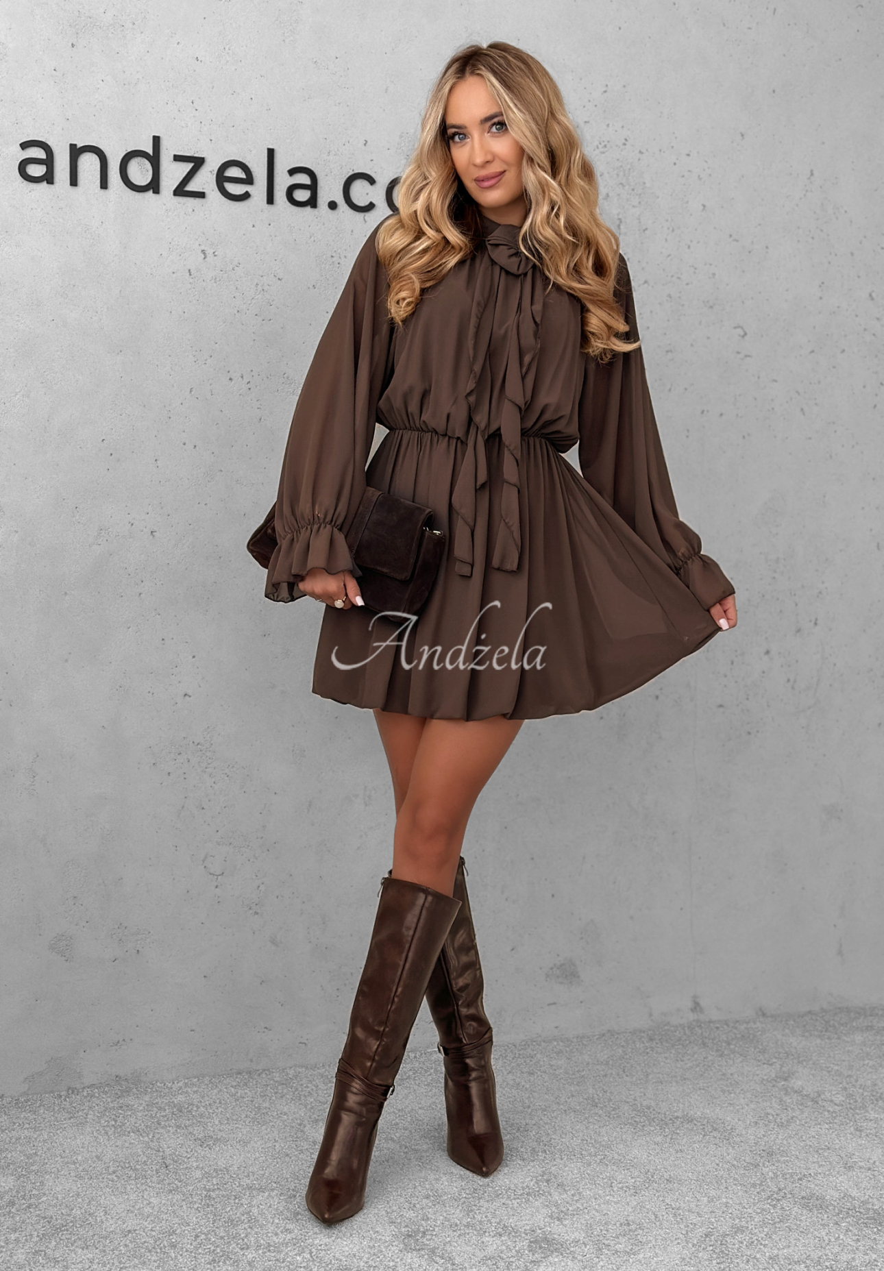 Rochie mini cu volănașe Not Just Dream