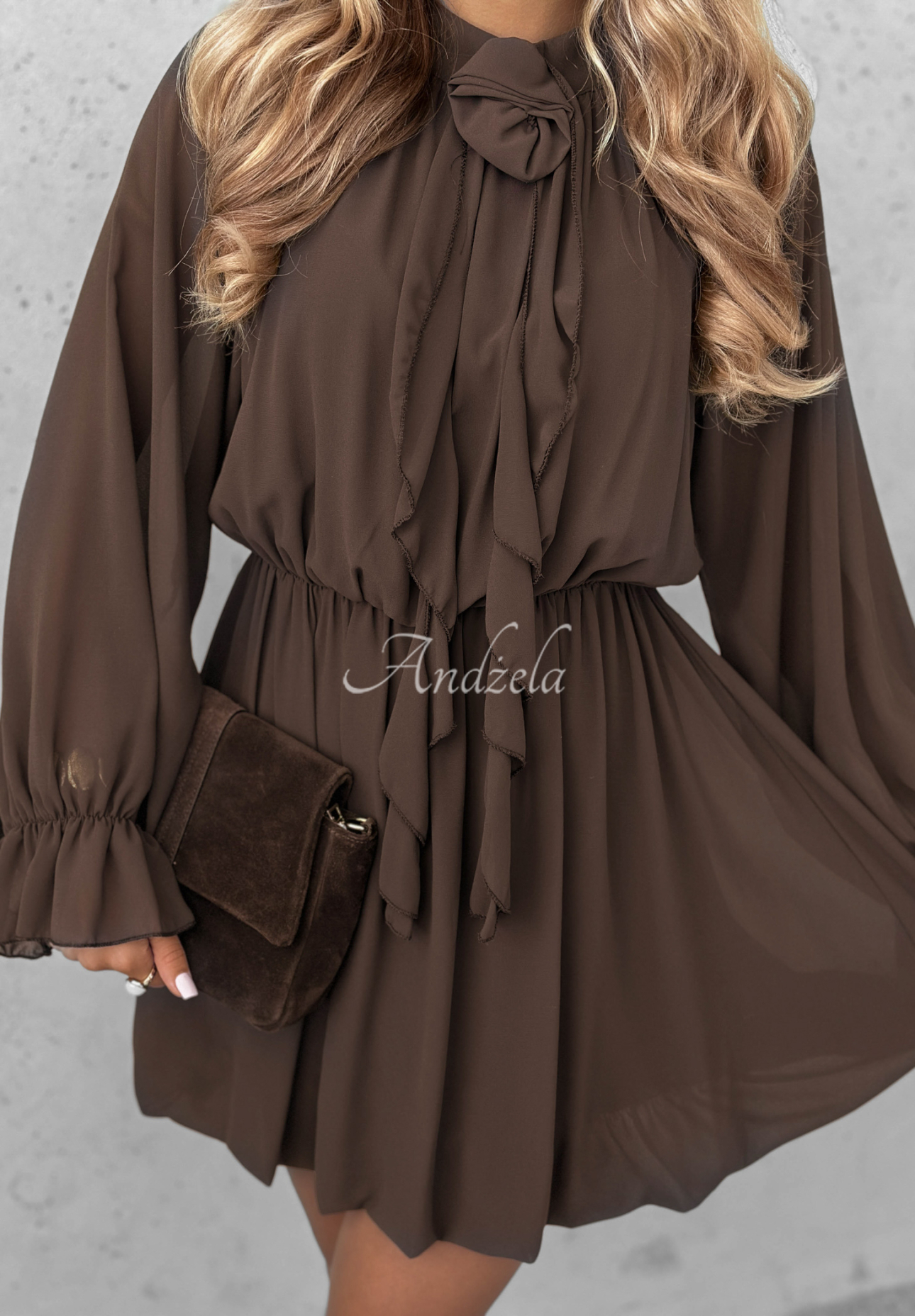 Rochie mini cu volănașe Not Just Dream