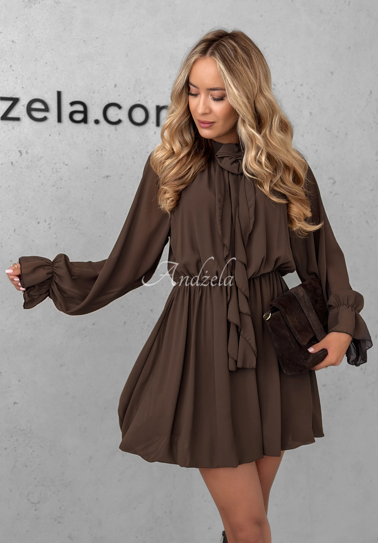 Rochie mini cu volănașe Not Just Dream
