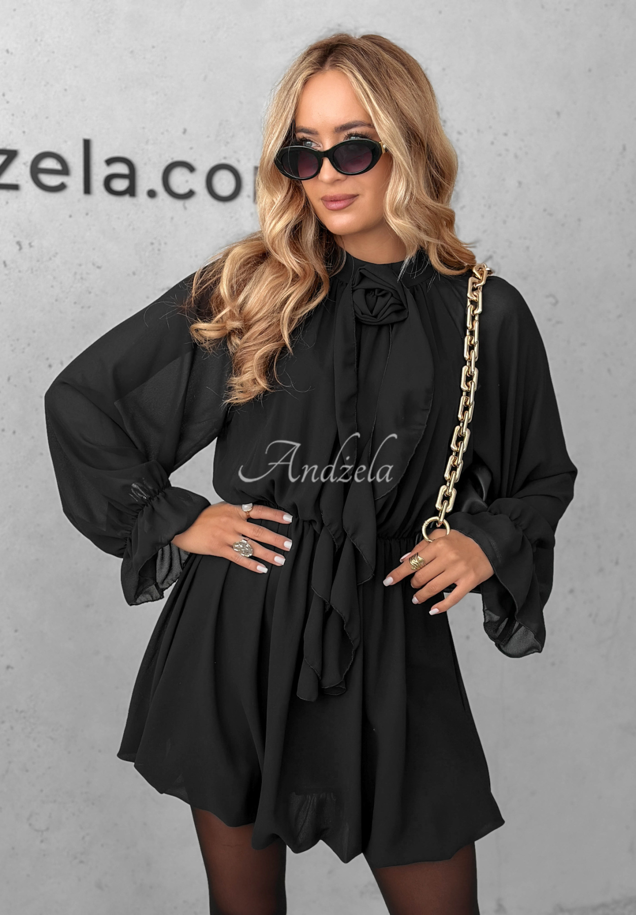 Rochie mini cu volănașe Not Just Dream