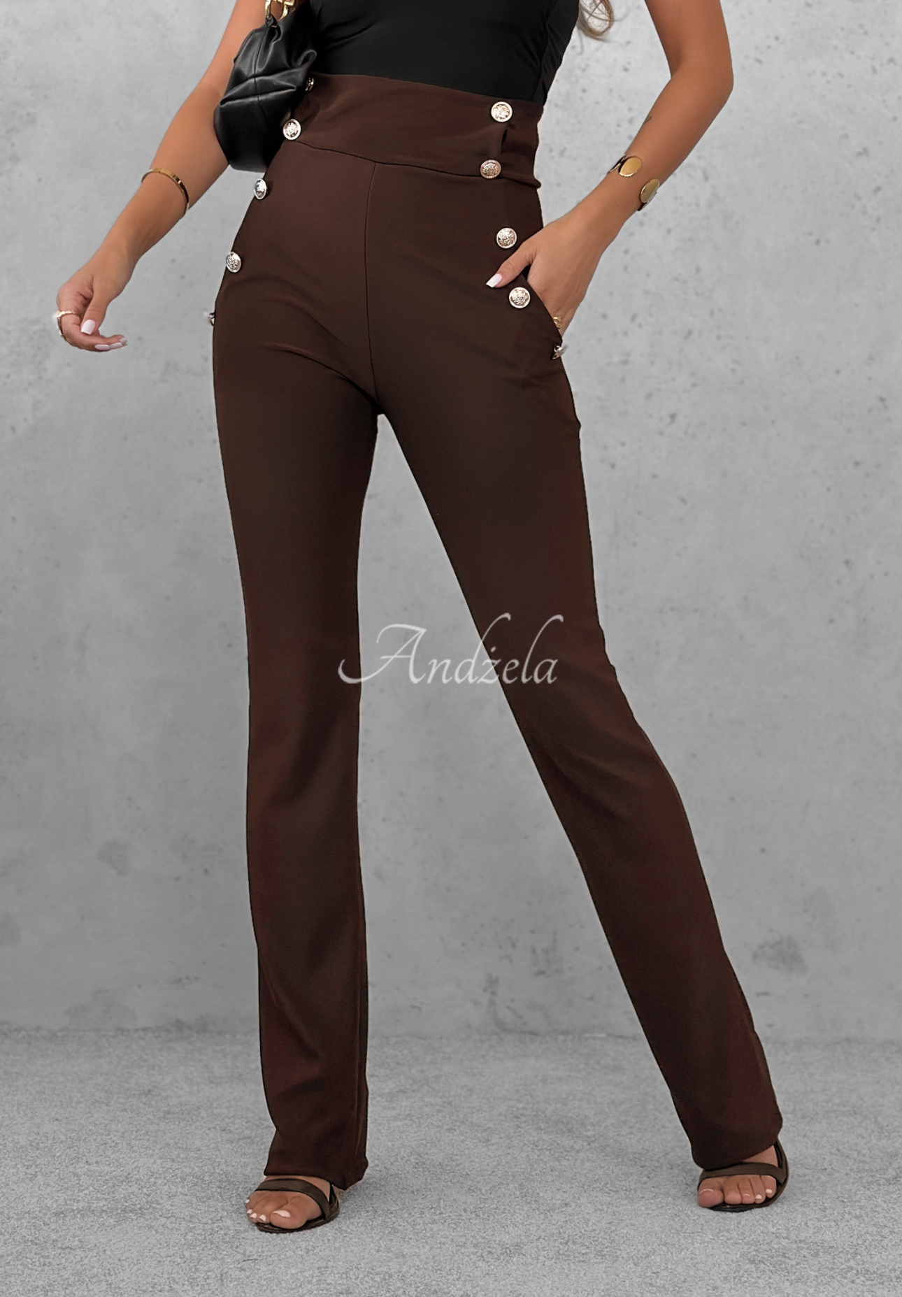 Pantaloni cu nasturi Without Reason