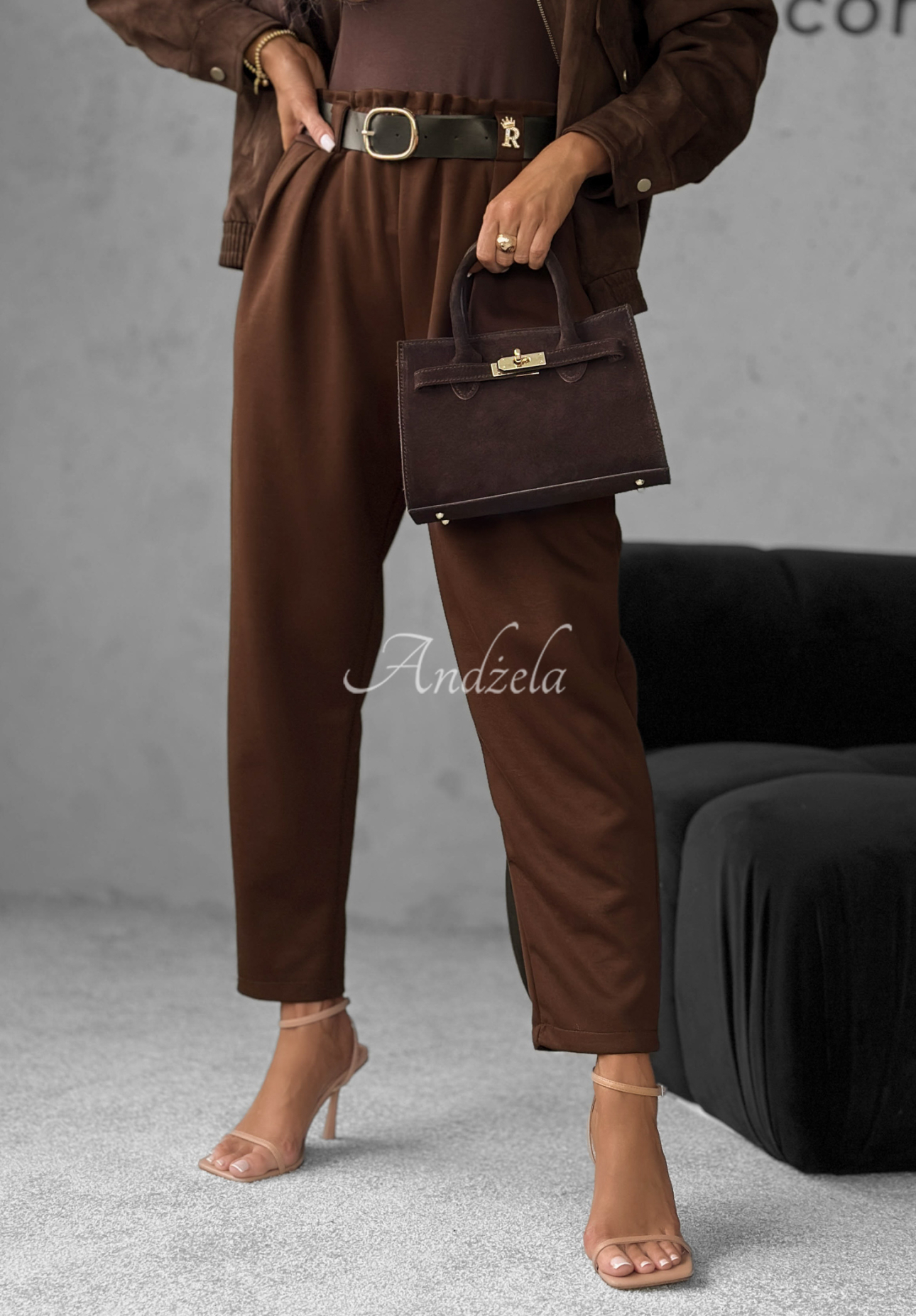 Pantaloni cu curea Dressed In Hope