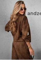 Compleu de trening Hanorac i Pantaloni Get It Now ciocolatiu
