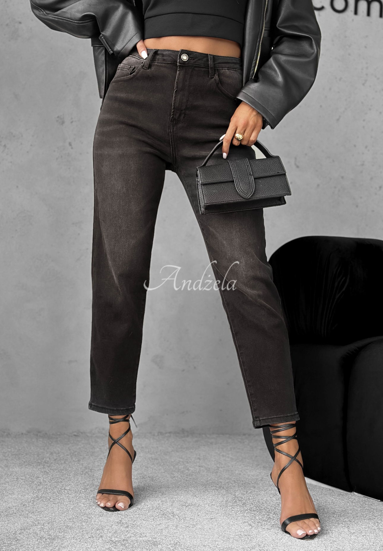 Blugi mom fit Set Your Goal