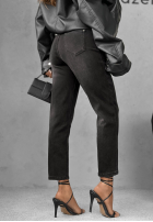 Pantaloni din denim mom fit Could Be Anything gri închis