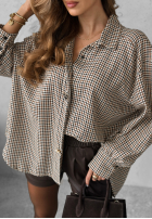 Cămașă w kratę Pinedale camel