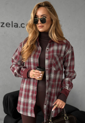 Cămașă din bumbac cu carouri Enjoying That