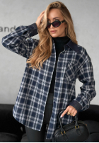 Cămașă w kratę Enjoying That bluemarin