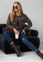 Pantaloni din denim mom fit Give It Everything bluemarin