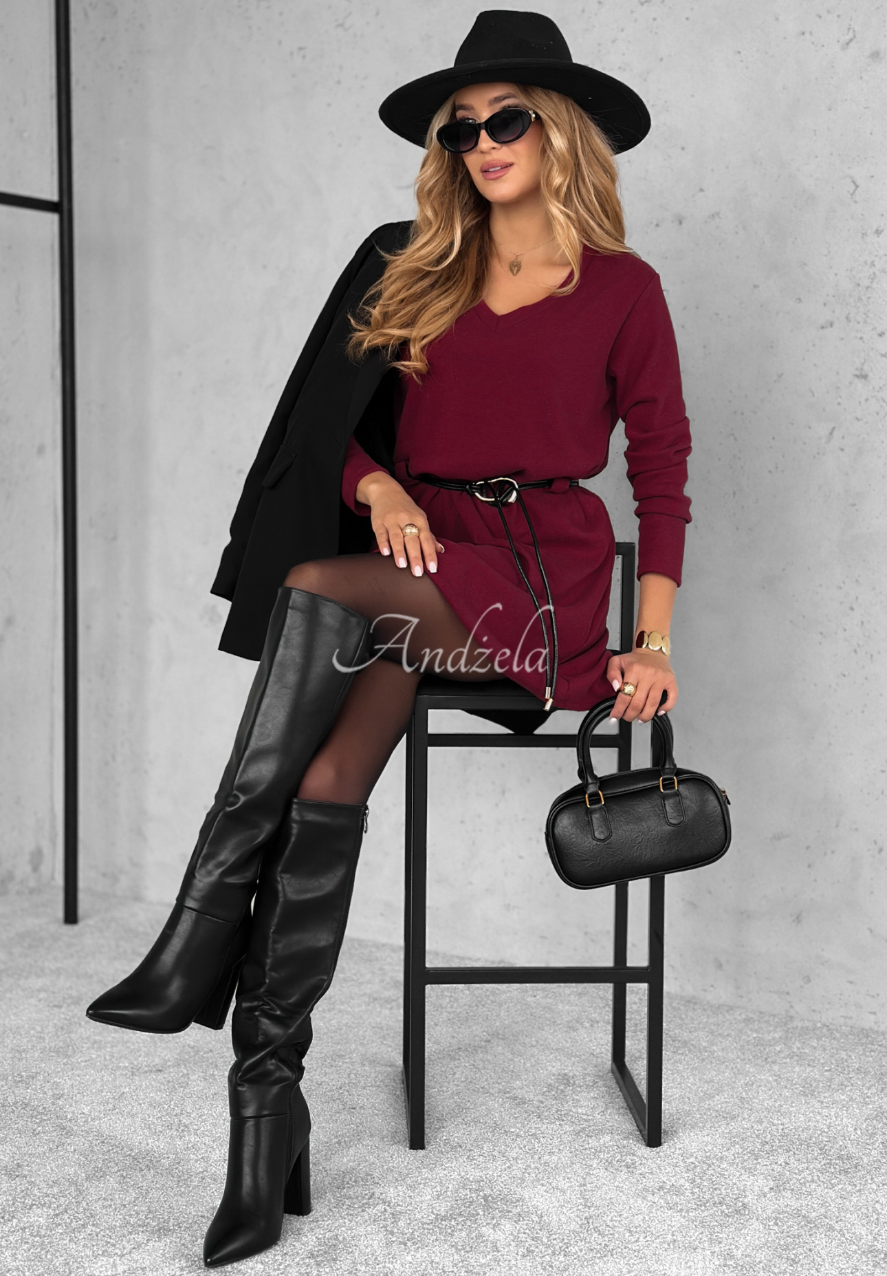 Rochie tricotată din viscoză Sound of You