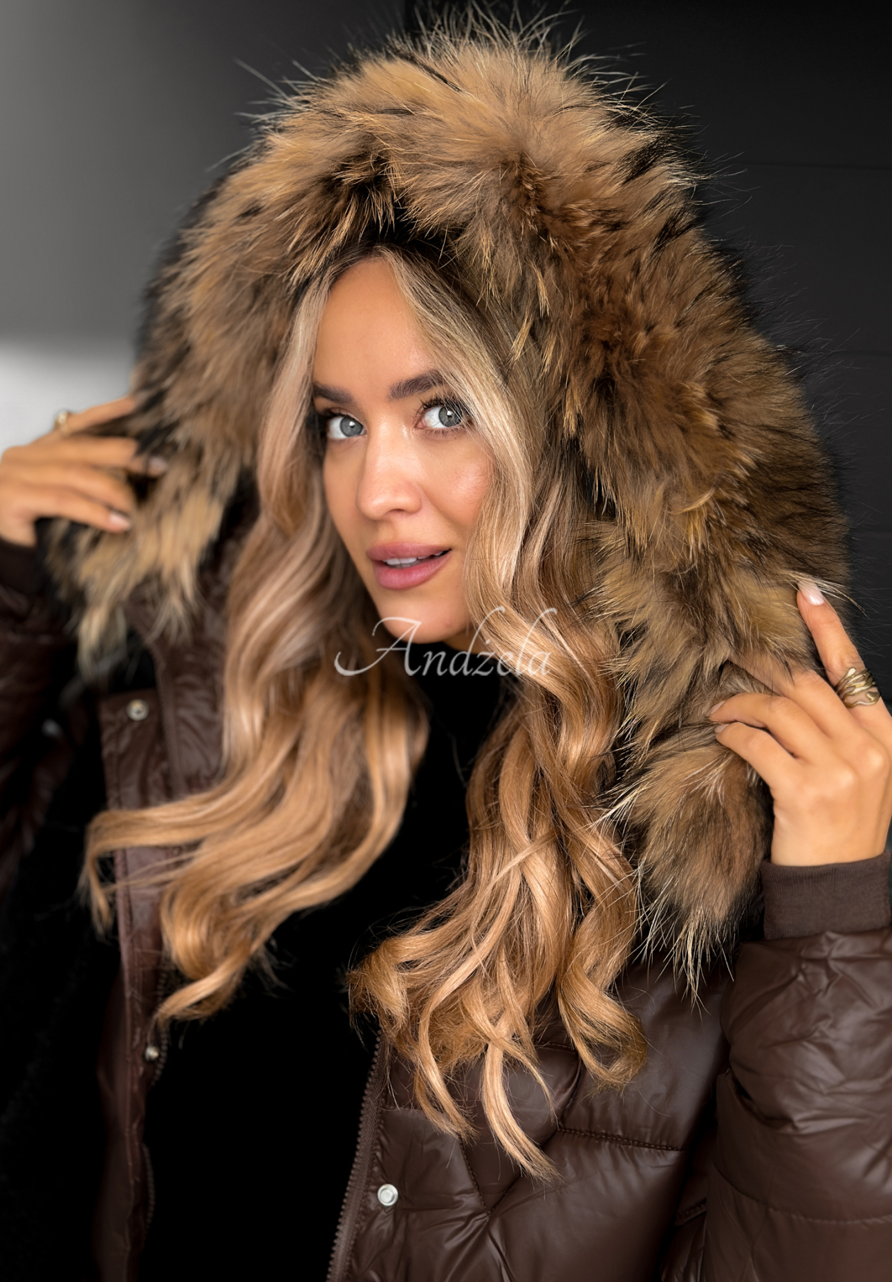 Geacă matlasată Frostbite cu blană