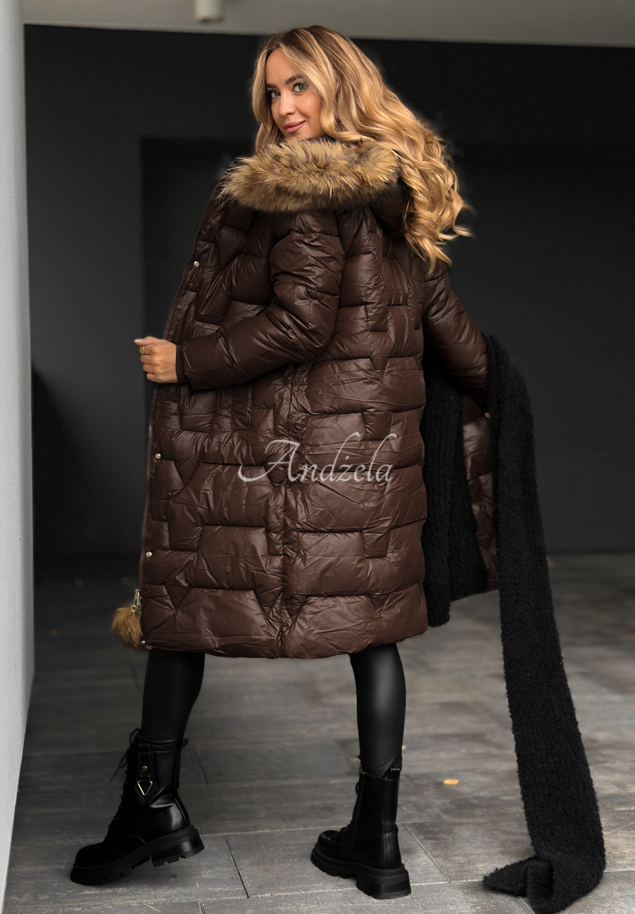 Geacă matlasată Frostbite cu blană