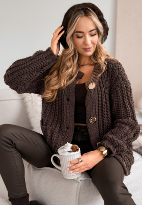 Cardigan scurt cu nasturi Autumn Lovers