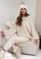 Pulover oversize Pink Mountain bej