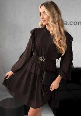 Rochie mini cu volănașe Without Words