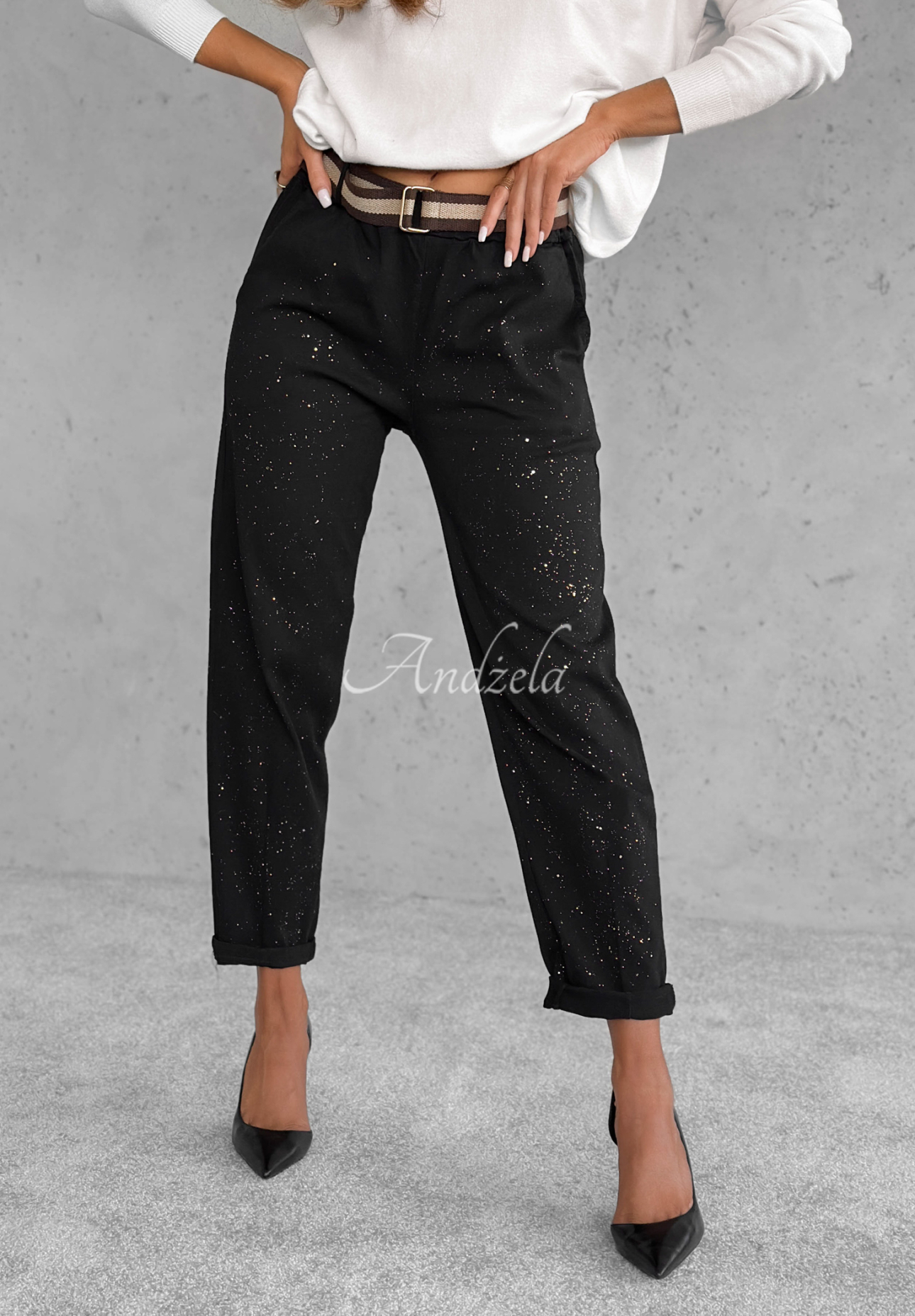 Pantaloni cu curea Unlock Your Potential
