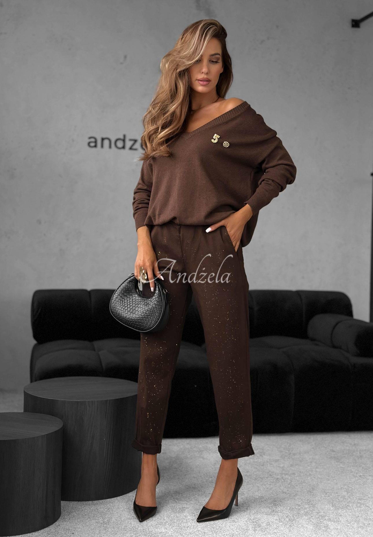 Pantaloni cu curea Unlock Your Potential
