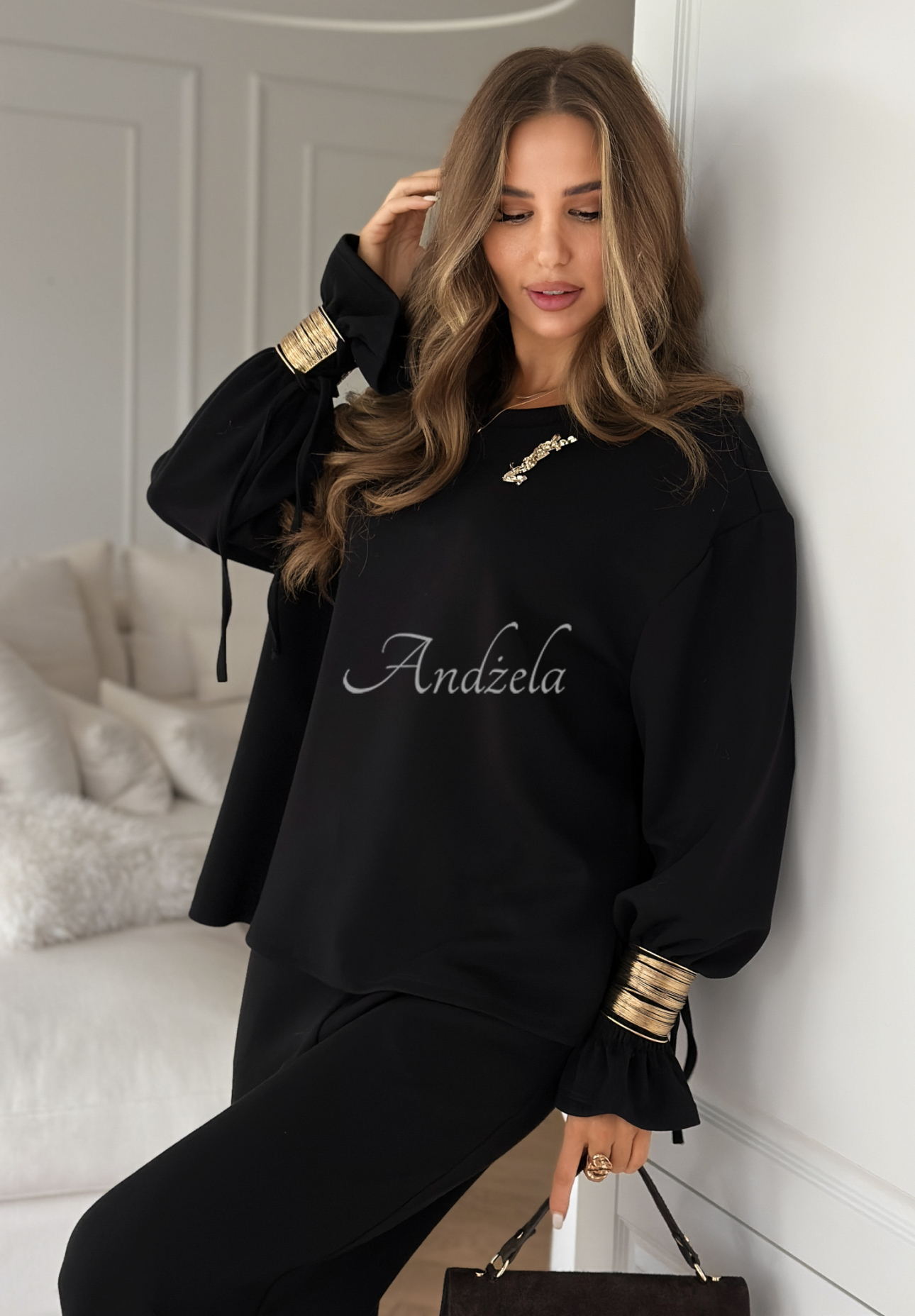 Set de trening din viscoză cu brățări Fit&amp;Glam