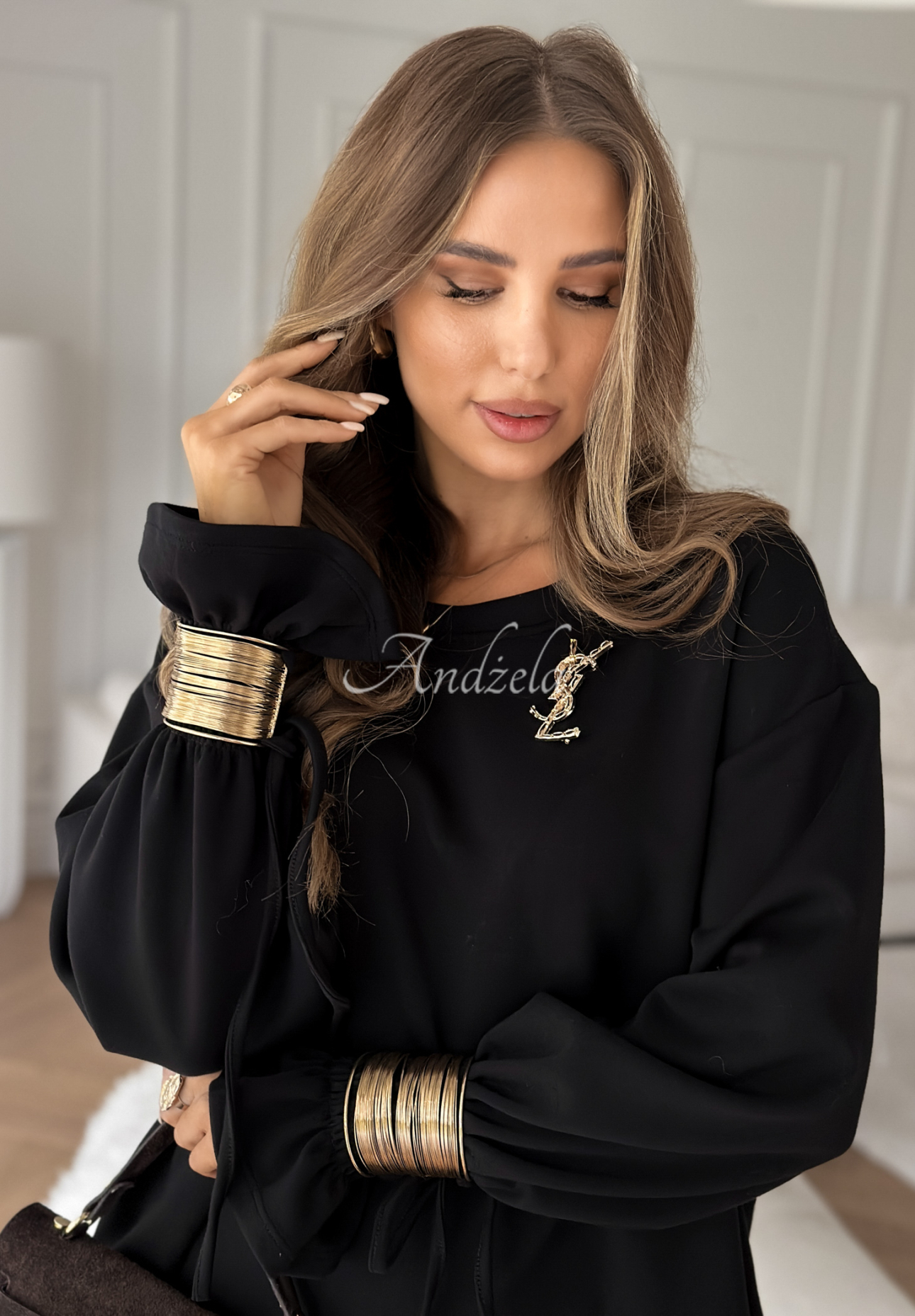 Set de trening din viscoză cu brățări Fit&amp;Glam