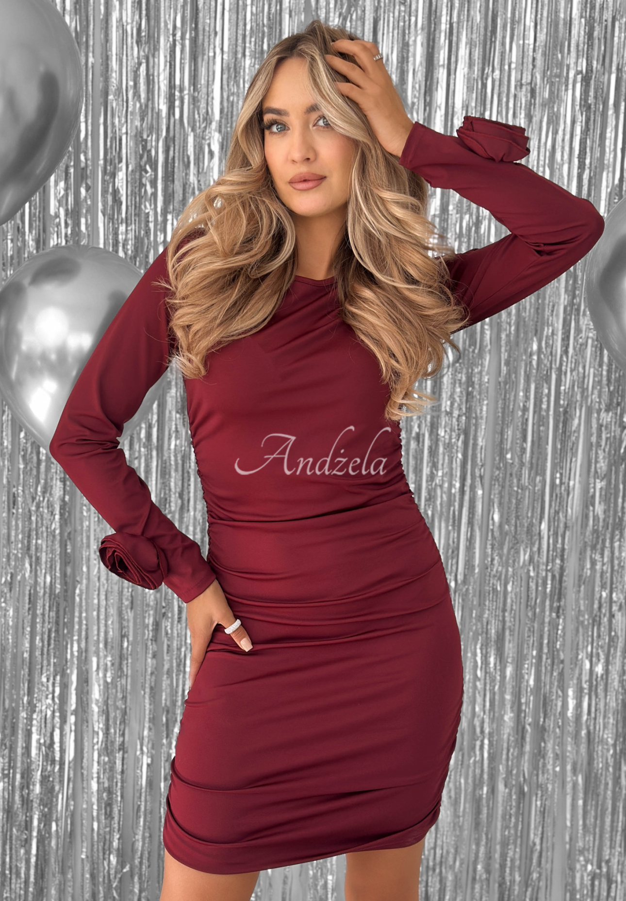 Rochie mini cu pliuri Private Party