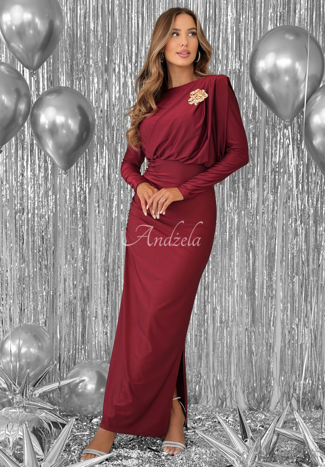 Rochie mulată cu pliuri Night Of The Year