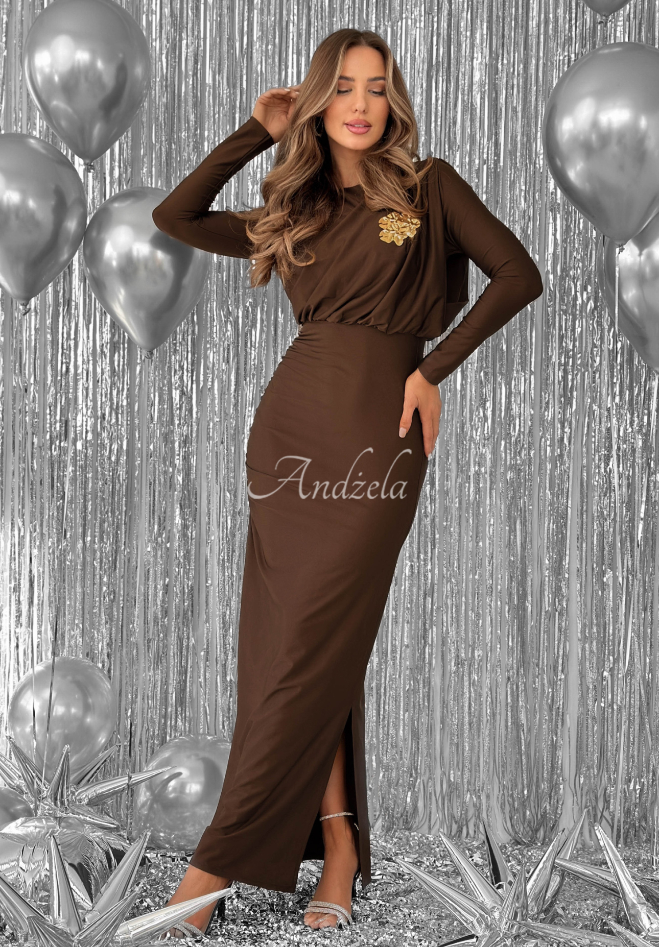 Rochie mulată cu pliuri Night Of The Year