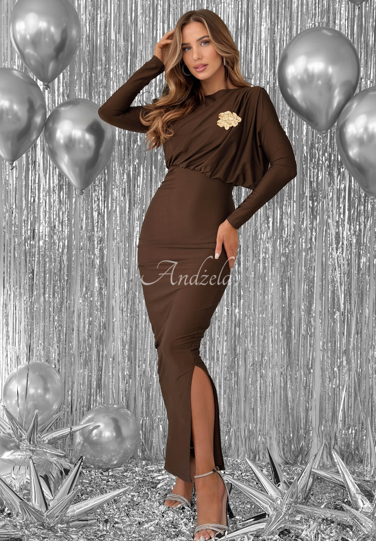 Rochie mulată cu pliuri Night Of The Year