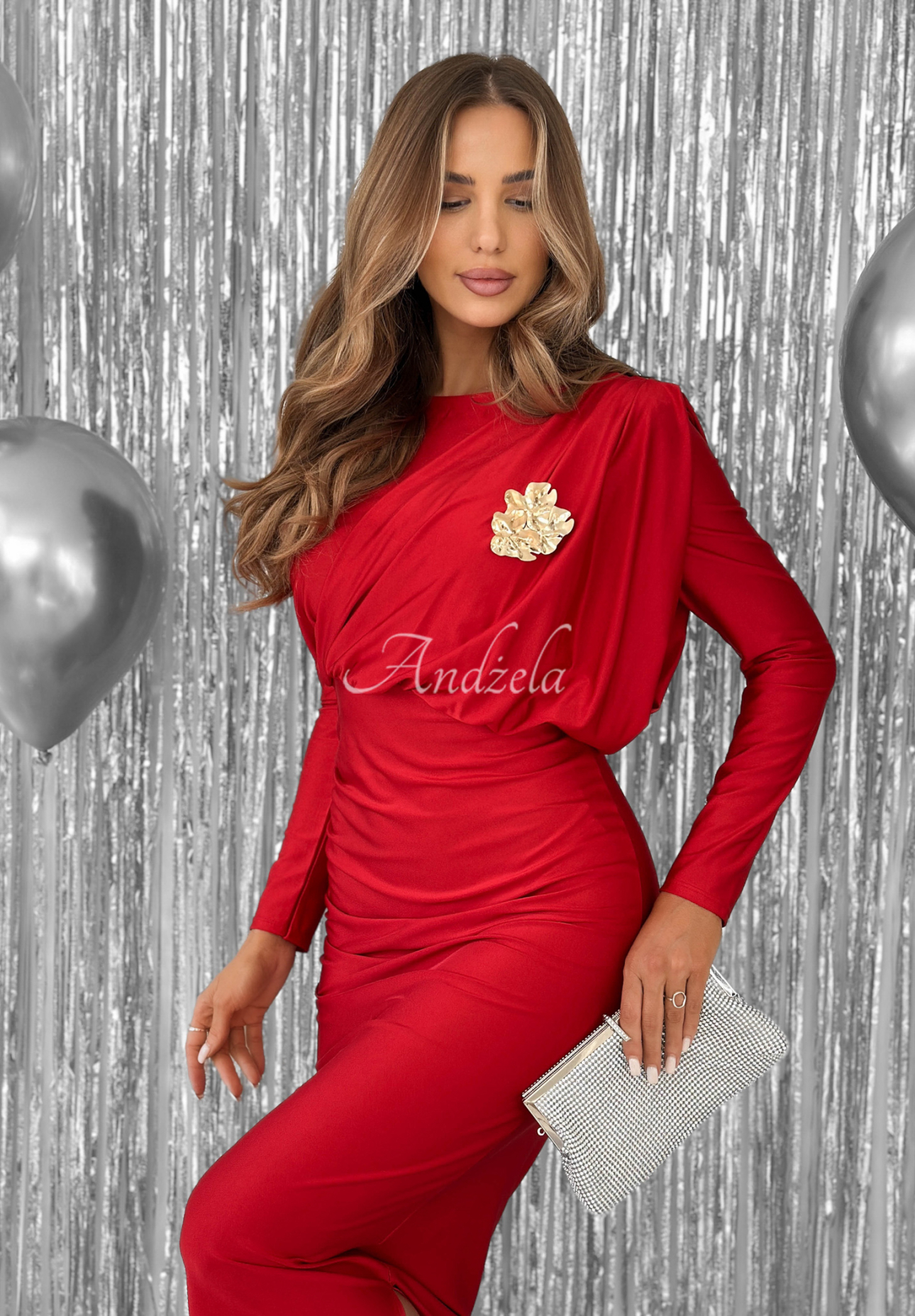 Rochie mulată cu pliuri Night Of The Year